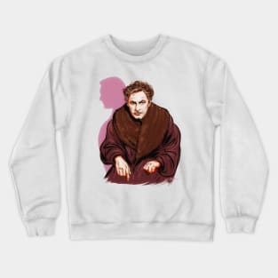 John Barrymore - An illustration by Paul Cemmick Crewneck Sweatshirt